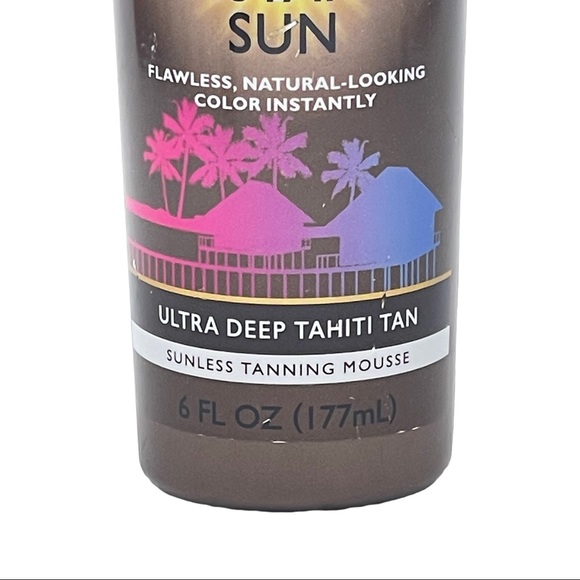 Jergens Natural Glow Instant Ultra Deep Tahiti Tan Sunless Tanning Mousse 6 oz - Picture 2 of 5